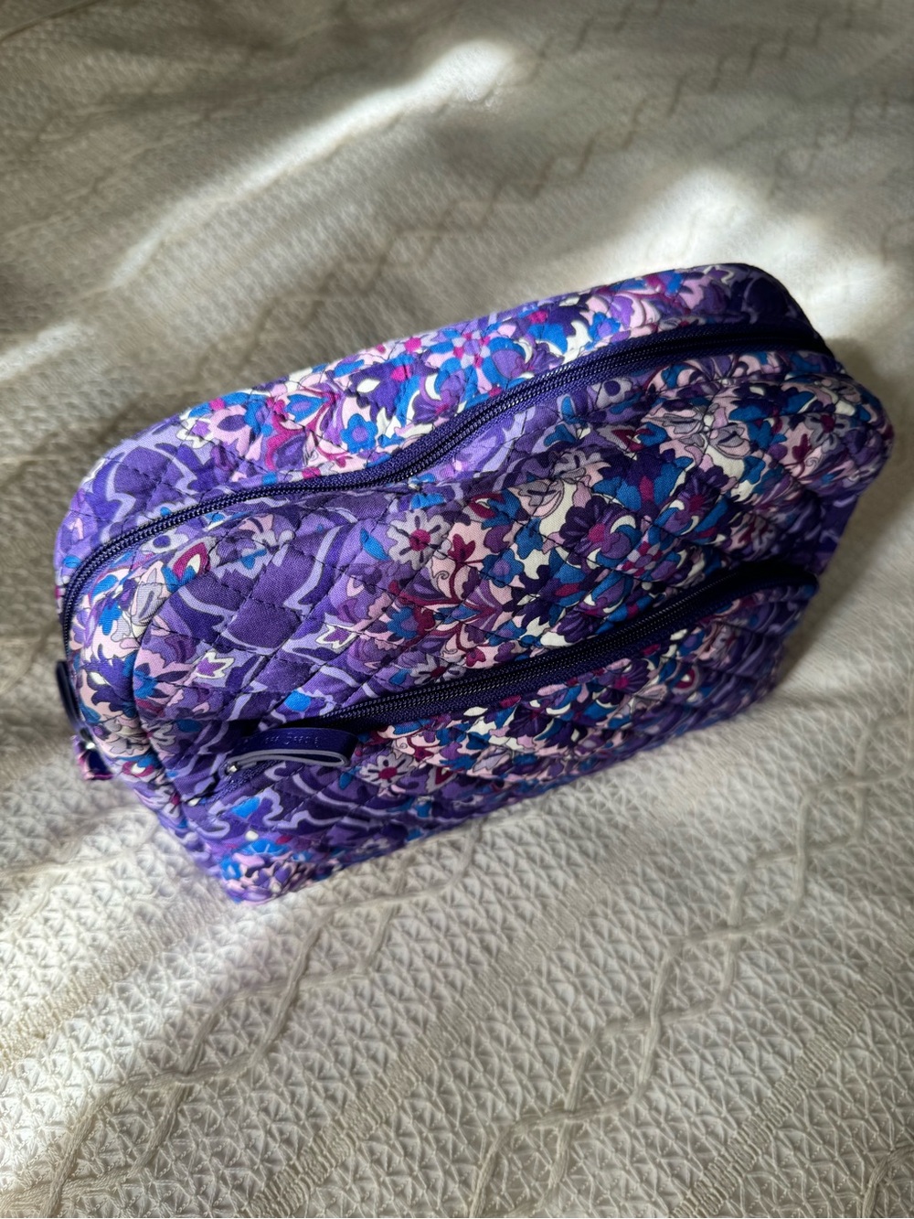 Vera Bradley Medium Cosmetic Bag Regal Rosette